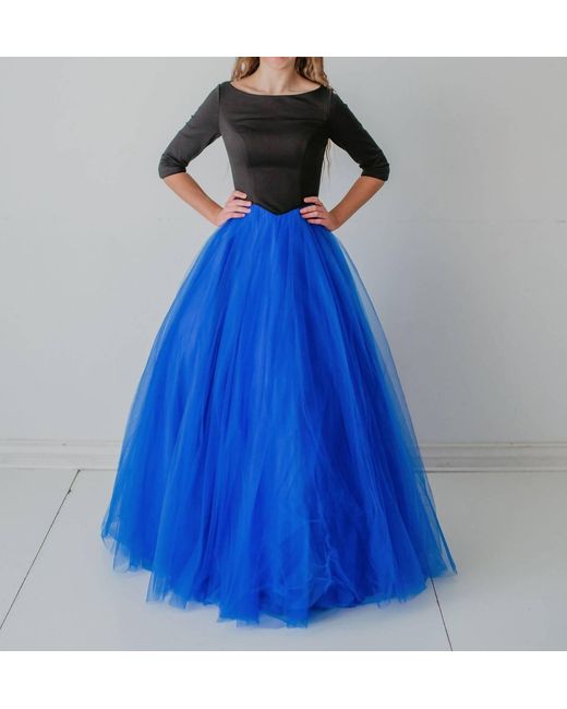 Madison James Blue Skye Gown