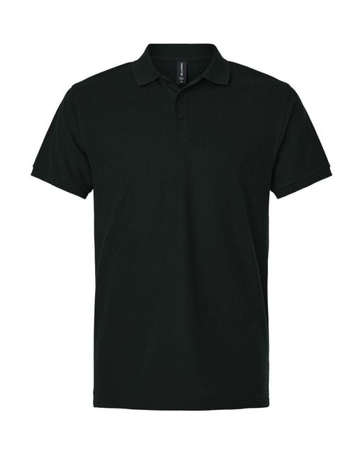 AllPro Black Pique Polo for men