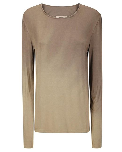 Uma Wang Natural Soft-Texture Long Fit Modal Top