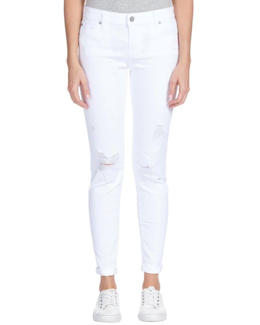 Jean Blanc Slim Fit Gap Avec Stretch - Taille 14, Entrejambe 28" - Occasion Très Bon état