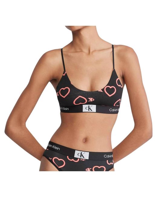 Calvin Klein Black Unlined Bralette