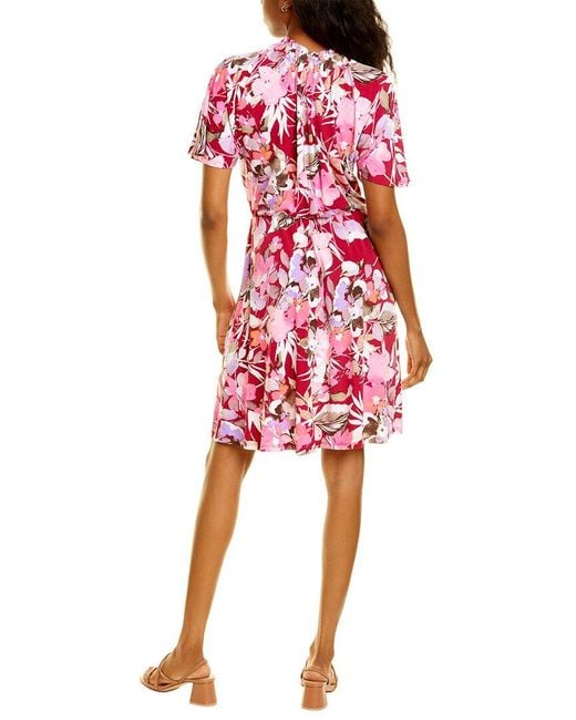 Maggy London Floral A-line Dress in 