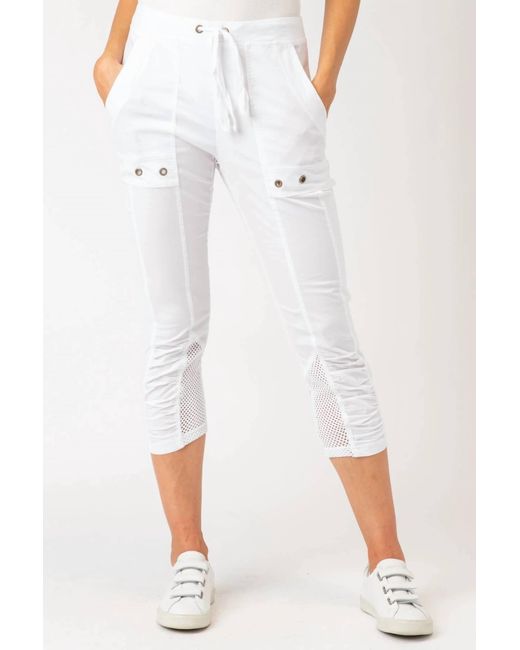 XCVI Wearables Iris Crop Pants in Stretch Poplin