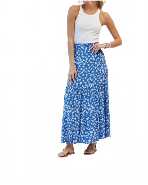 Sealustre Blue Atlas Maxi Skirt