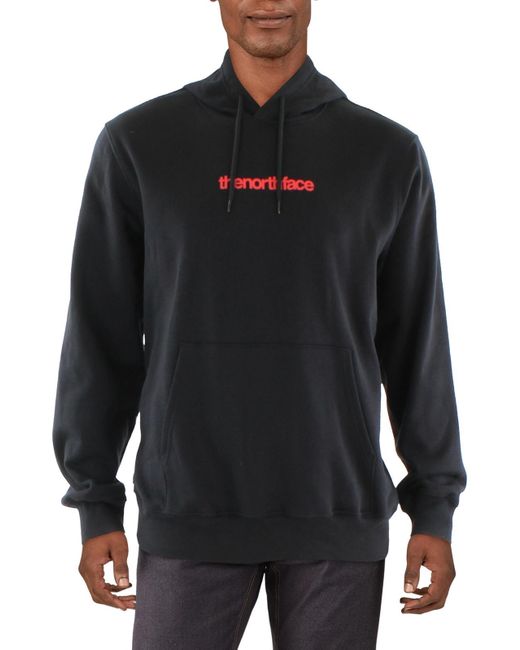 The North Face Black Graphic Logo Hoodie for men
