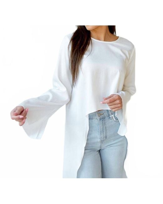 Astr Blue Safiya Top