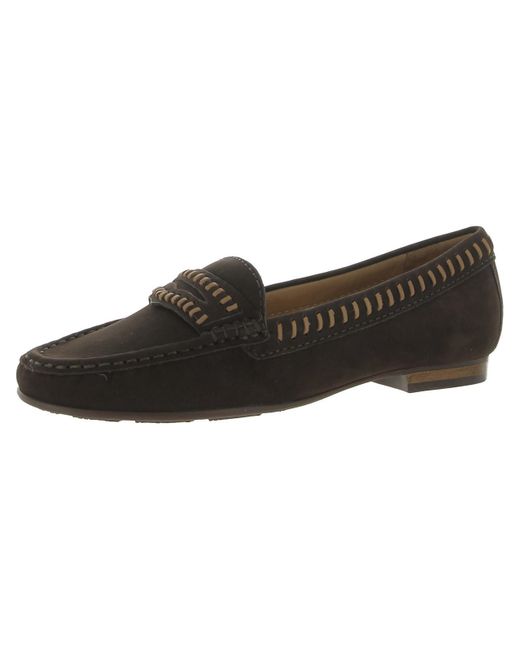 Driver Club USA Brown Maple Ave Leather Slip-on Moccasins