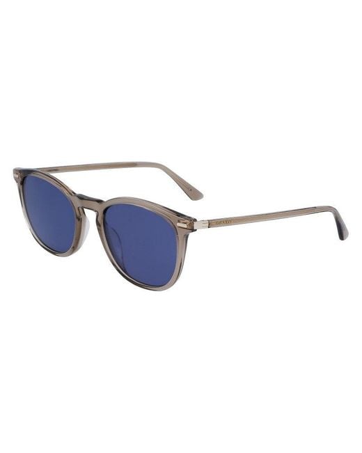 Calvin Klein Blue 52 Mm Sunglasses Ck4325sa-040