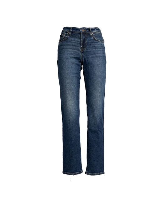 7 For All Mankind Blue Calie Straight Cisco Luxe Vintage Jeans