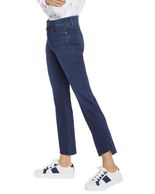 NYDJ Marilyn Ankle Jean in Blue - Save 
