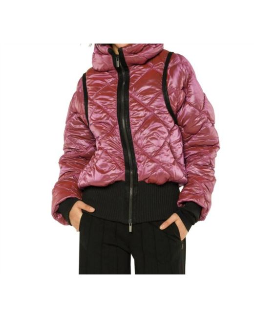 BEATE HEYMANN Red Short Quilt Jacket