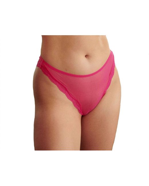 Blush Lingerie Pink Lotus High Leg Bikini