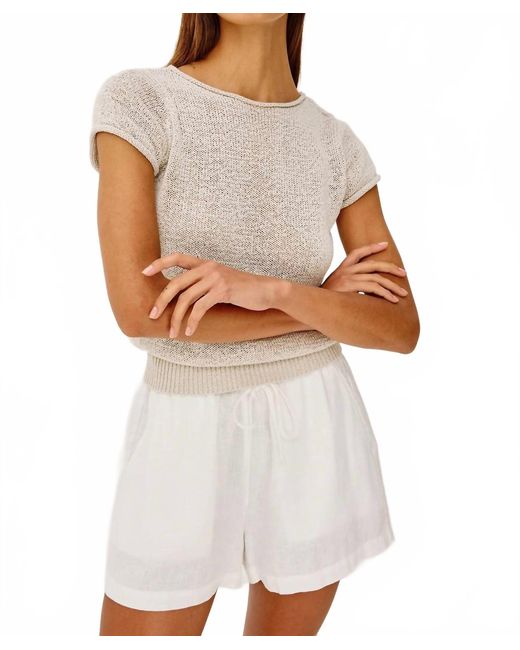 Rails White Cady Top