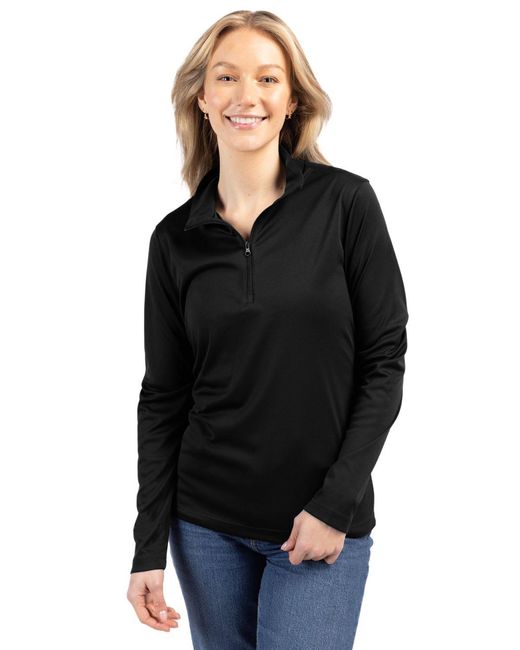 Clique Black Spin Eco Performance Half Zip Pullover