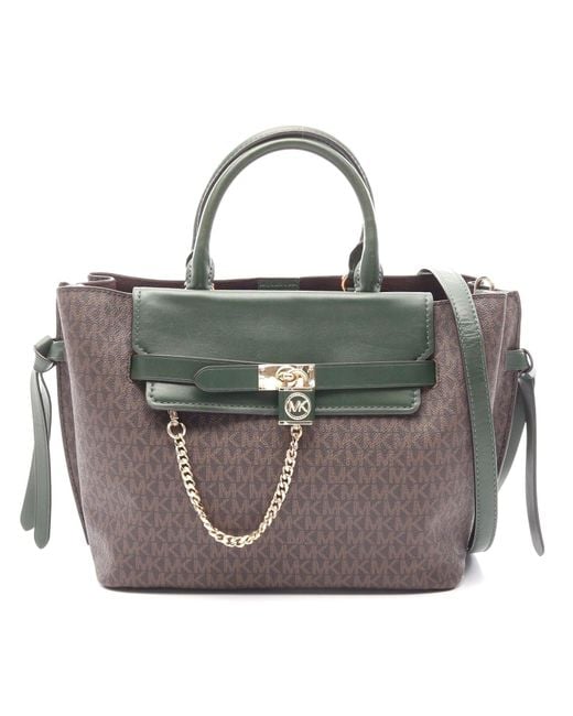 Michael Kors Metallic Hamilton Legacy Satchel Handbag