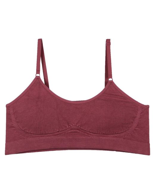 Yummie Red Convertible Scoop Neck Convertible Wireless Bralette