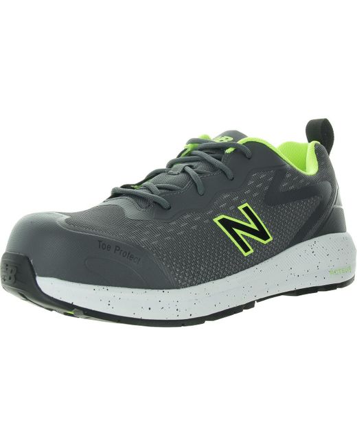 New Balance Gray Composite Toe Work & Safety Shoes for men