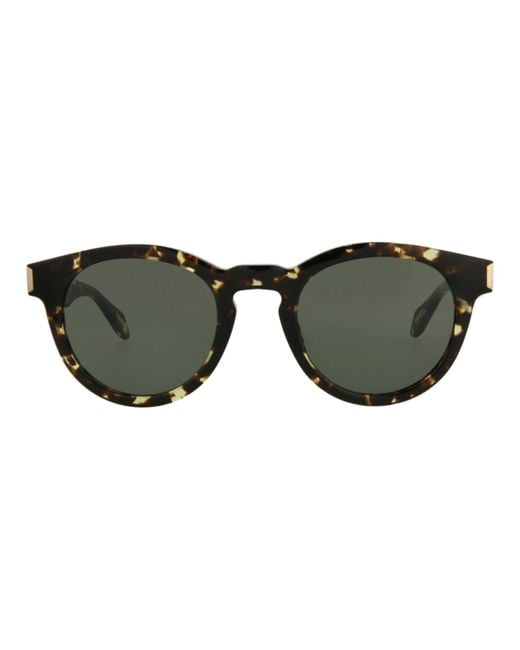 Just Cavalli Green Round-frame Acetate Sunglasses for men