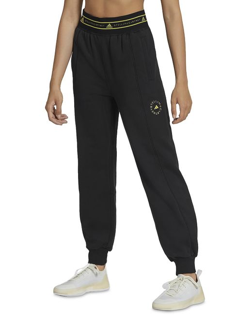Adidas By Stella McCartney Black Activewear Fitness jogger Pants