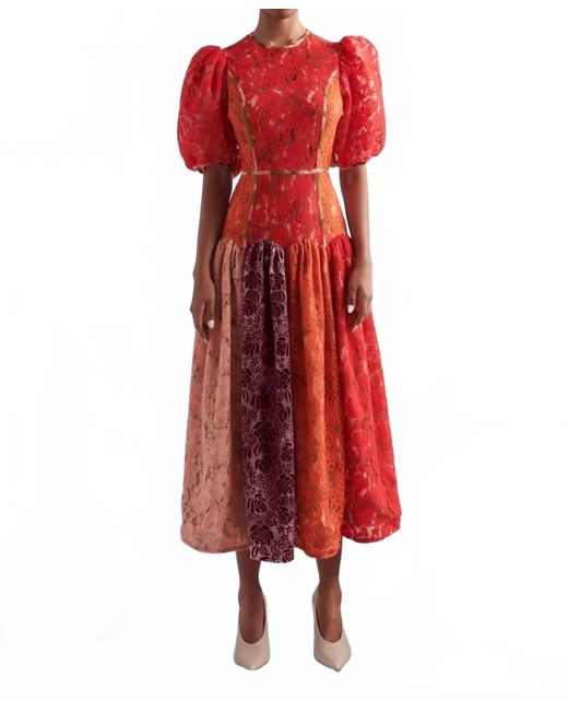 Celiab Red Philo Dress