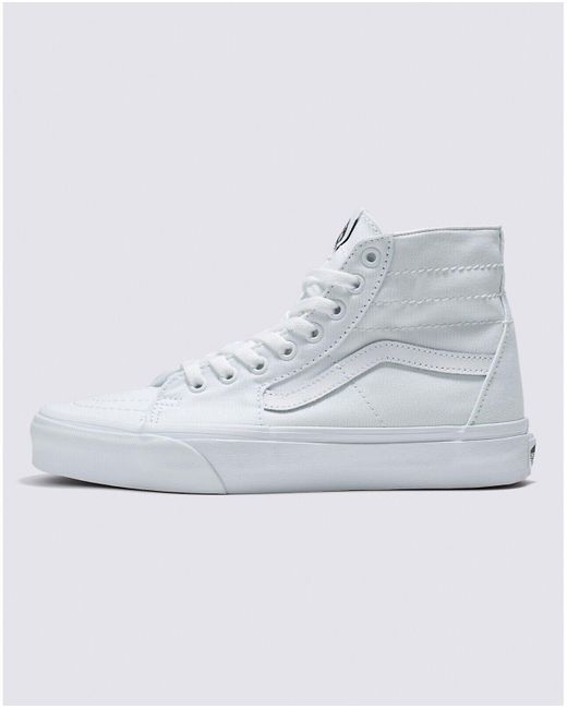 Vans White Sk8-hi Tapered Vn0a4u16l5r True Canvas Skate Shoes Nr5327 for men