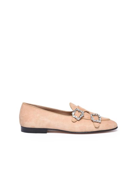 EDHÈN Pink Suede Leather Suede Loafer