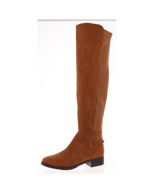 Sam & Libby Brown Peyton Pull On Tall Over-The-Knee Boots
