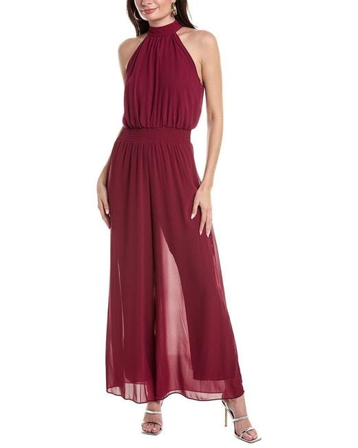 Vince Camuto Red Jumpsuit