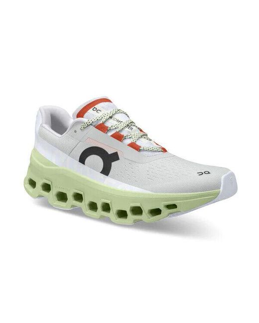 On Shoes Cloudmster 61.99022 Glacier Gray Green Low Top Running Shoes Nr5815