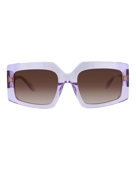 Just Cavalli Brown Square-frame Acetate Sunglasses