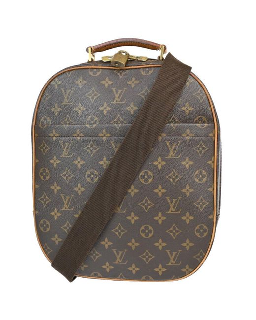 Louis Vuitton Gray Packall Canvas Backpack Bag (pre-owned)