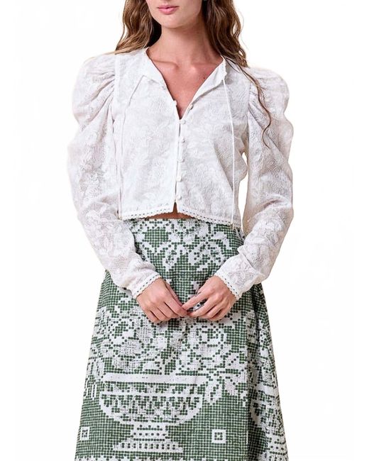Cleobella White Odeal Top