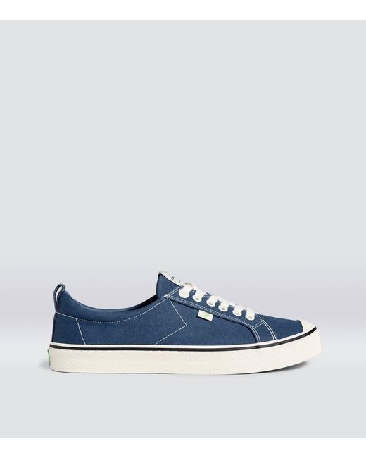 CARIUMA Blue Oca Low Contrast Thread Sneaker for men