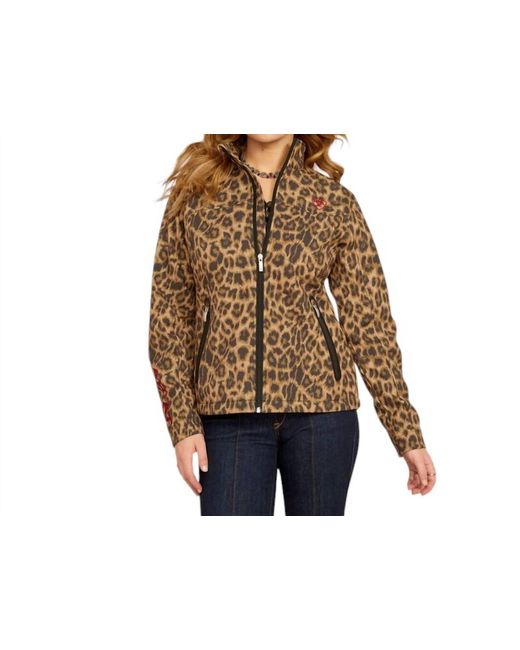 Ariat Blue New Team Softshell Print Jacket