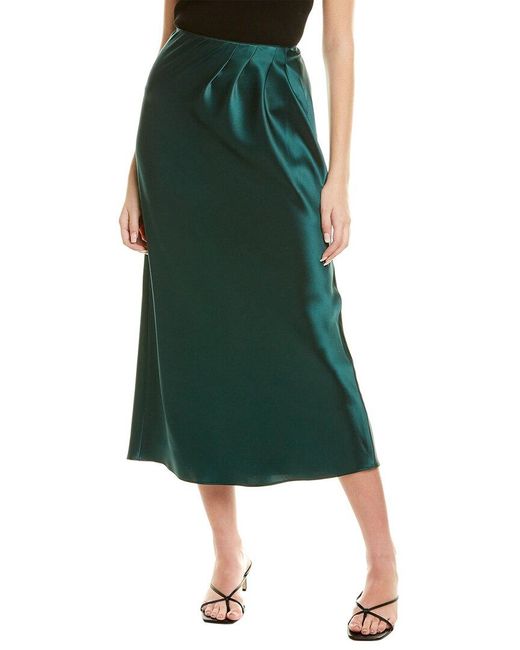 Lafayette 148 NY Lafayette 148 New York Vallis Midi Skirt in Green