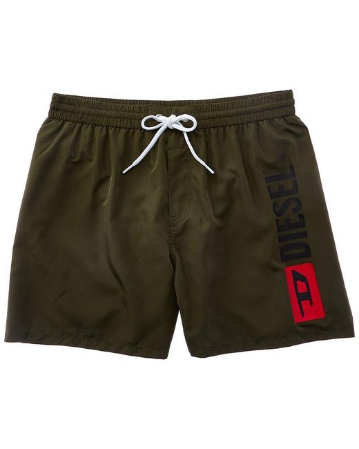 DIESEL Green Wave Out Swim Trunk for men