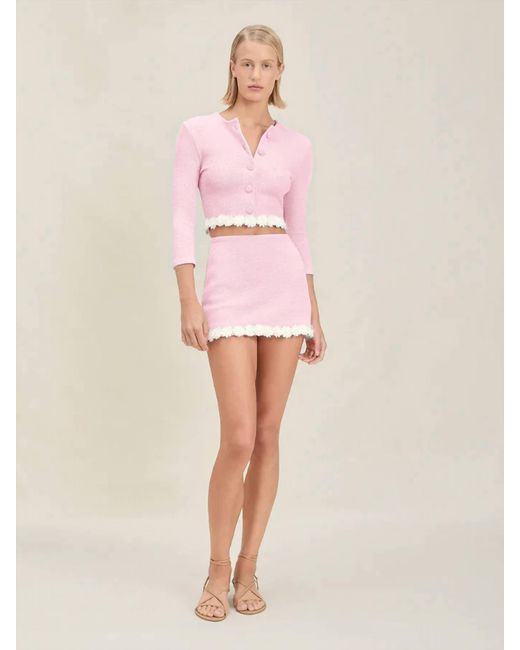 Devon Windsor Pink Hollis Mini Skirt