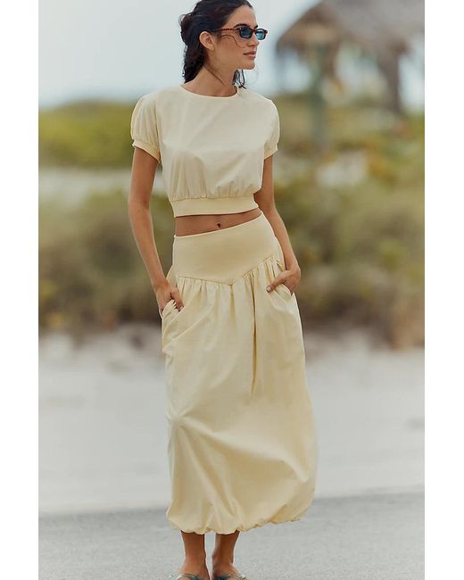 Stateside Green Pixie Poplin Skirt