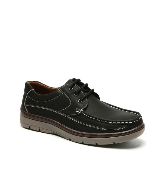 Aston Marc Black Comfort 01 Lace-up Padded Insole Oxfords for men