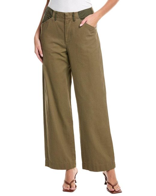 Rag & Bone Green Banks Full Length Pant