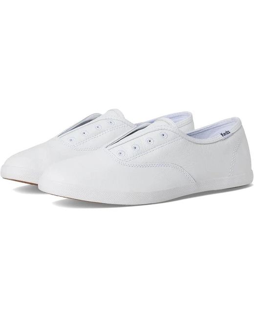 Keds White Chillax Sneaker Leather Slip On Comfort Shoes Gal1787
