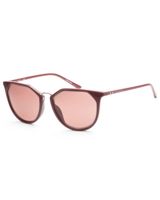 Calvin Klein Pink 54mm Red Sunglasses Ck18531s-605
