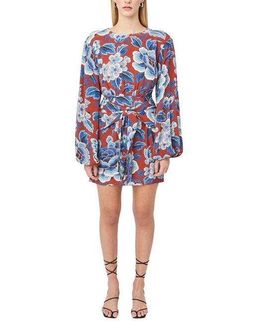RHODE Blue Markie Mini Dress