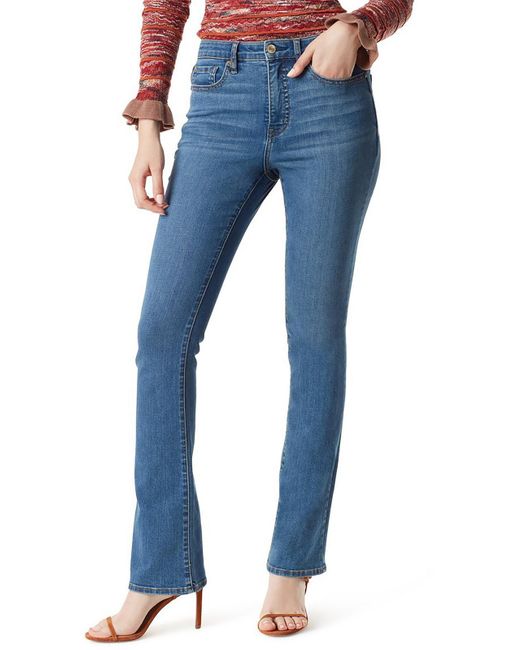 Sam Edelman Blue Penny Mid-rise Medium Wash Bootcut Jeans