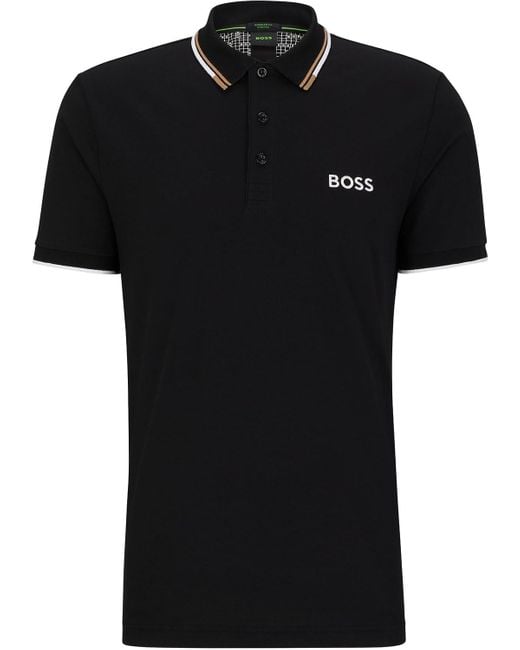 Boss Black Men Paddy Pro Short Sleeve Soil Polo T-shirt for men