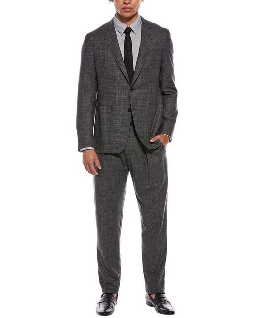Canali Gray 2Pc Wool Suit for men
