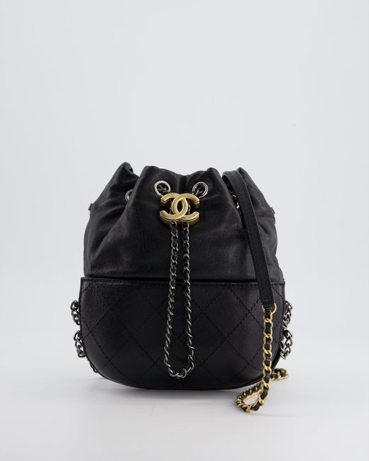 Chanel Black Mini Bucket Bag