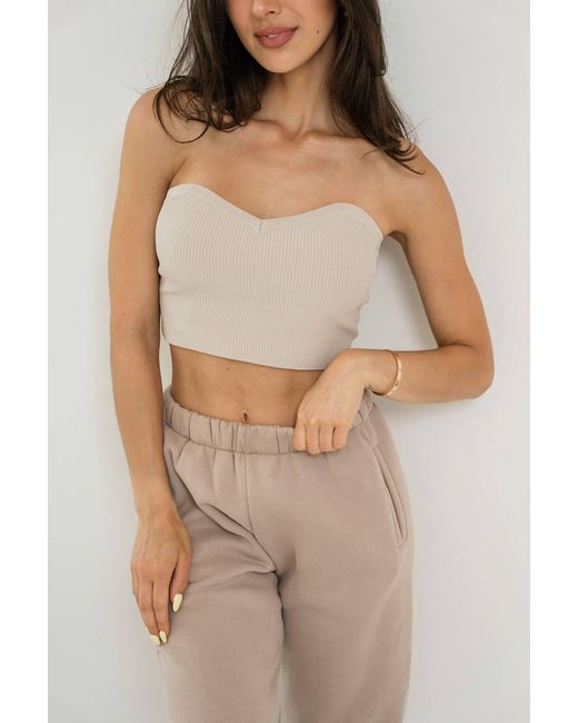 Sweet Lemon Brown Aurora Top