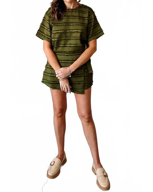 Voya Black Sure Thing Skort Set