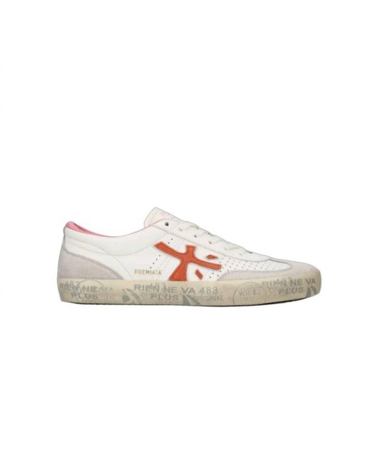 Premiata White Davidd Sneaker